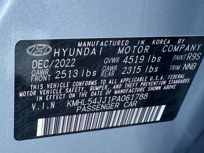 2023 Hyundai Sonata Hybrid Limited 2.0L
