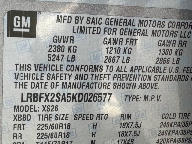 2019 Buick Envision AWD 4dr Essence