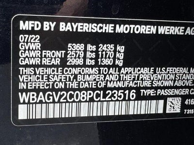 2023 BMW 8 Series 840i Gran Coupe