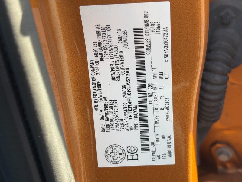 2019 Ford Ranger Lariat