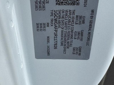 2024 Chevrolet Express 2500 Work Van Cargo