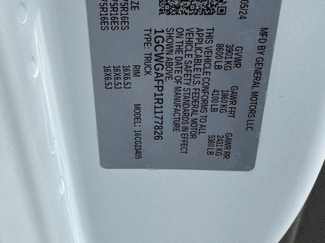 2024 Chevrolet Express 2500 Work Van Cargo