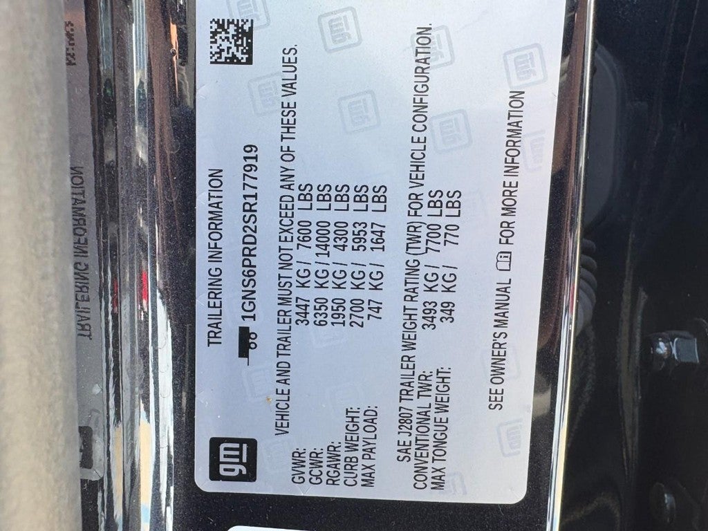 2025 Chevrolet Tahoe Z71