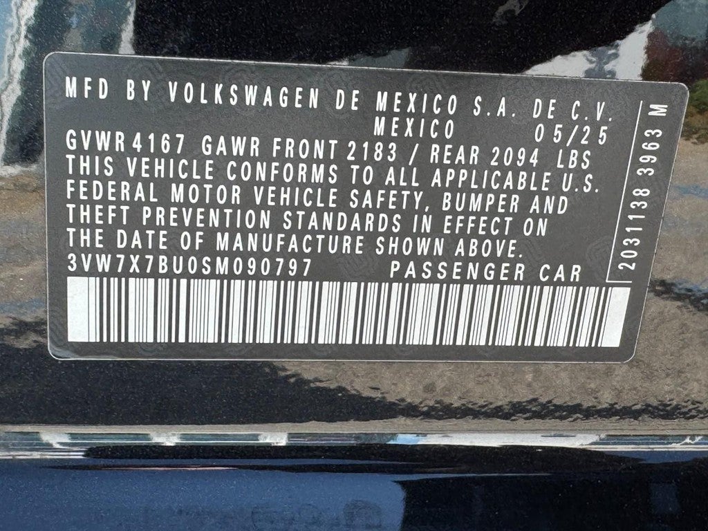 2025 Volkswagen Jetta 1.5T SE
