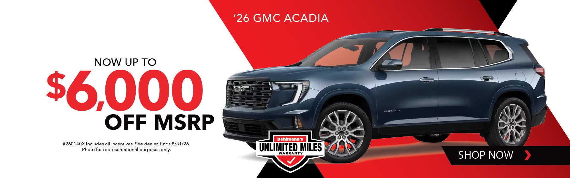 2026 GMC Acadia