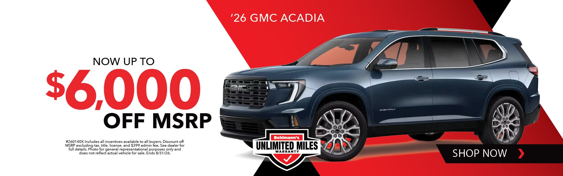 2026 GMC Acadia