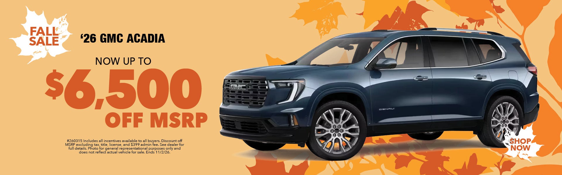 2026 GMC ACADIA